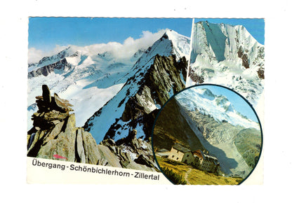 Ansichtskarte Übergang Schönbichlerhorn - Zillertal / Tirol / Österreich
