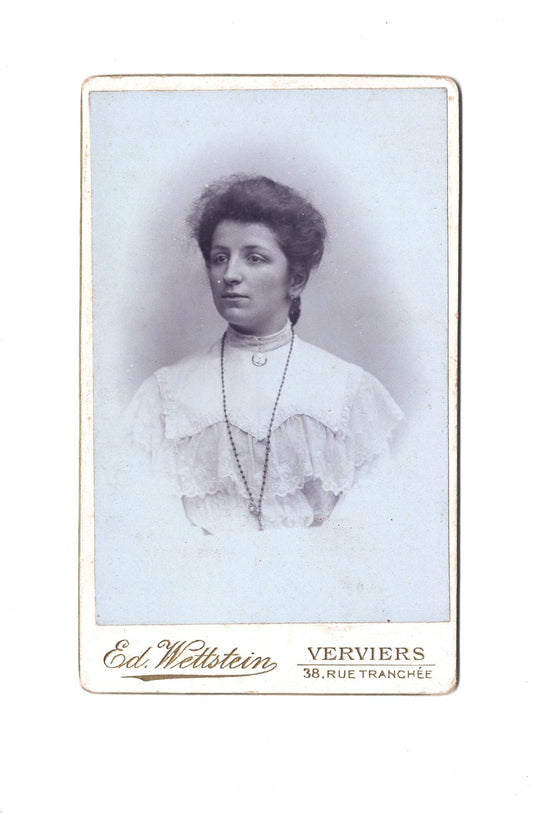 Fotografie Damenportrait - Verviers 1890er