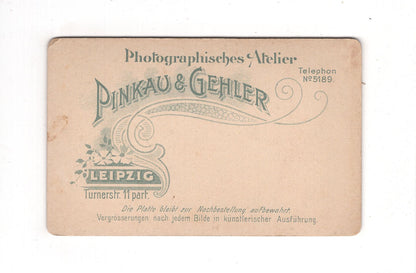 Fotografie Feine Dame - Leipzig um 1900 / CDV L1-25