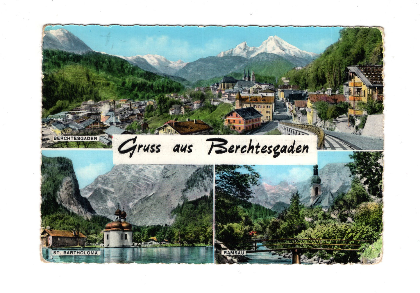 Ansichtskarte Berchtesgaden / St. Bartholomä / Ramsau