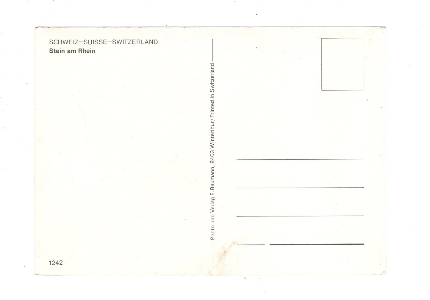 Ansichtskarte Stein am Rhein / Schweiz / M1-64