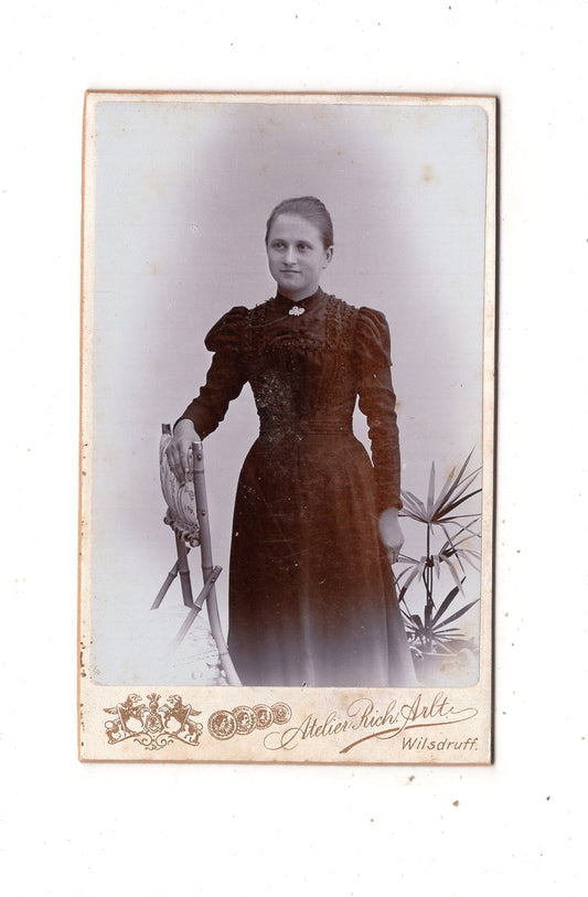 Fotografie Feine Dame - Wilsdruff 1890er