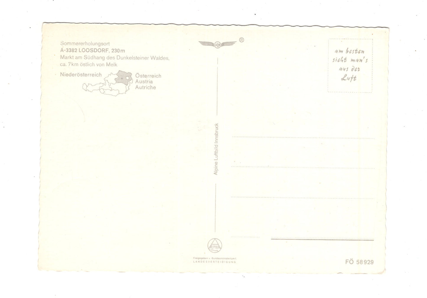 Ansichtskarte Loosdorf bei Melk / Niederösterreich / Österreich