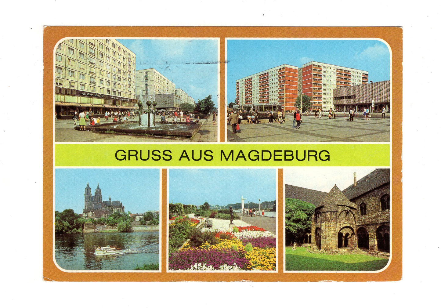 Ansichtskarte Magdeburg / Blick zum Dom +++