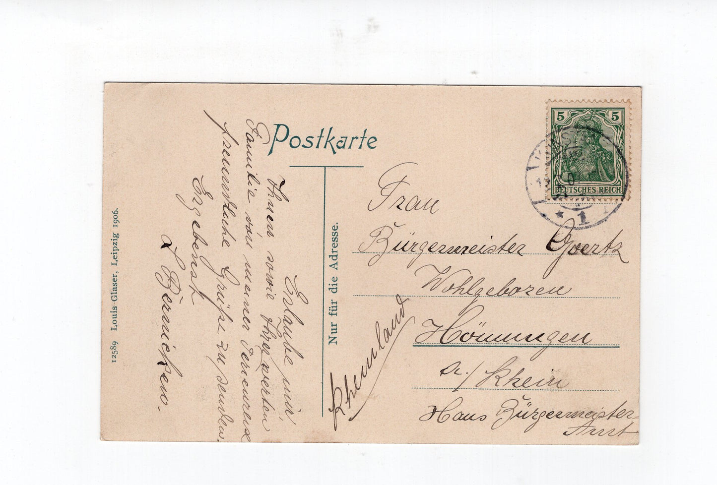 Ansichtskarte Konstanz am Bodensee - 1907