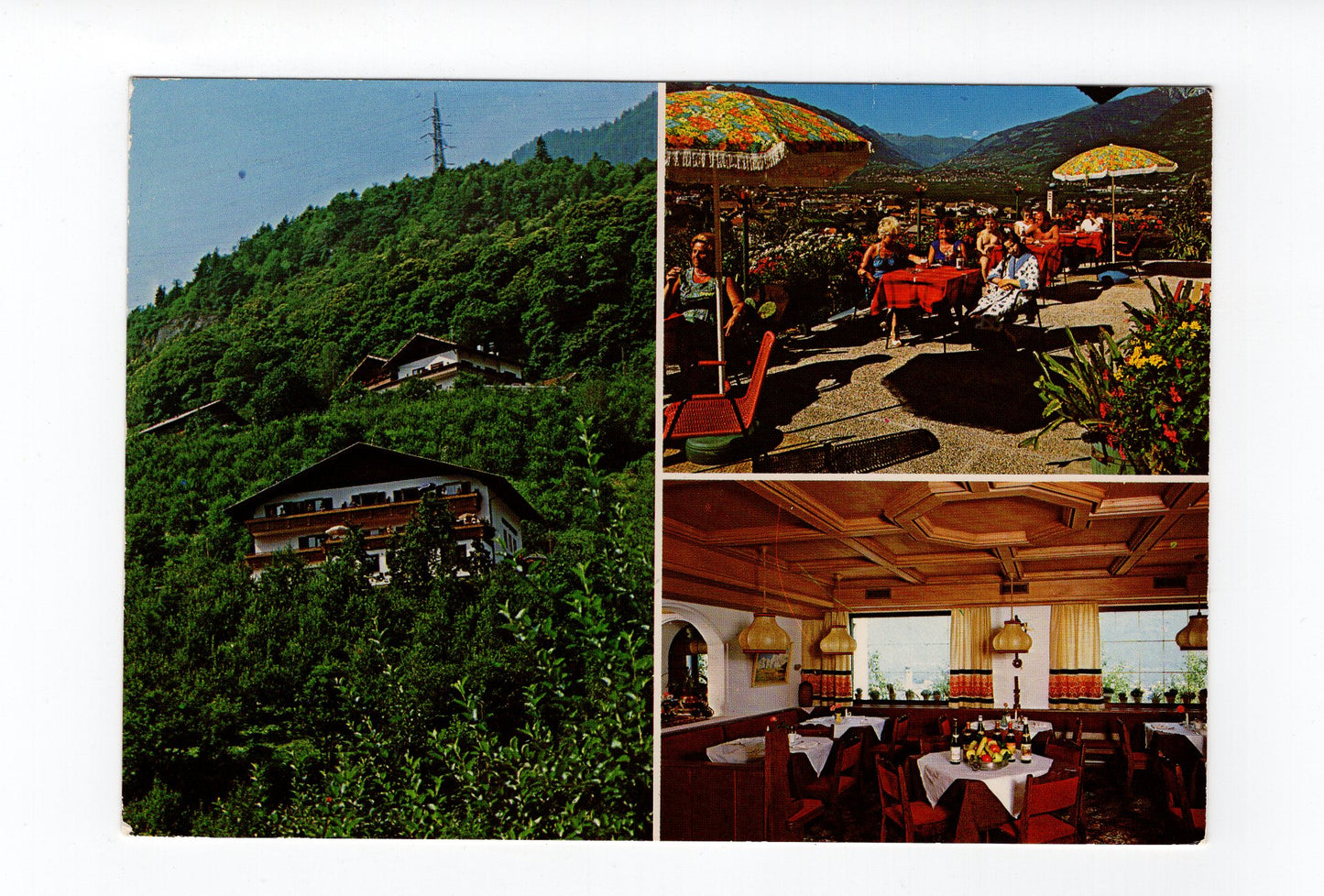 Ansichtskarte Pension Bühlerhof / Lana / Südtirol / Italien