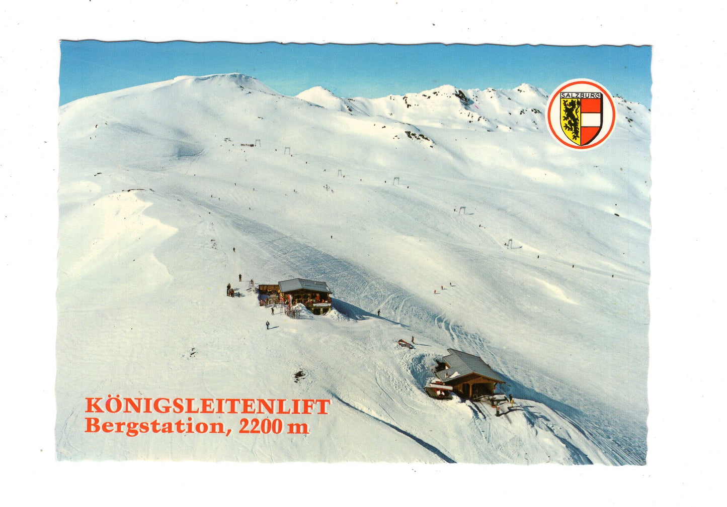 Ansichtskarte Königsleitenlift - Bergstation / Österreich