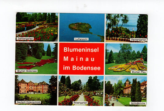 Ansichtskarte Mainau im Bodensee / Rosengarten +++