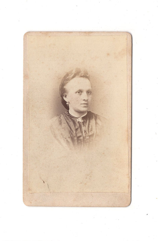 Fotografie Damenportrait - Greiz 1860er / CDV C1-04