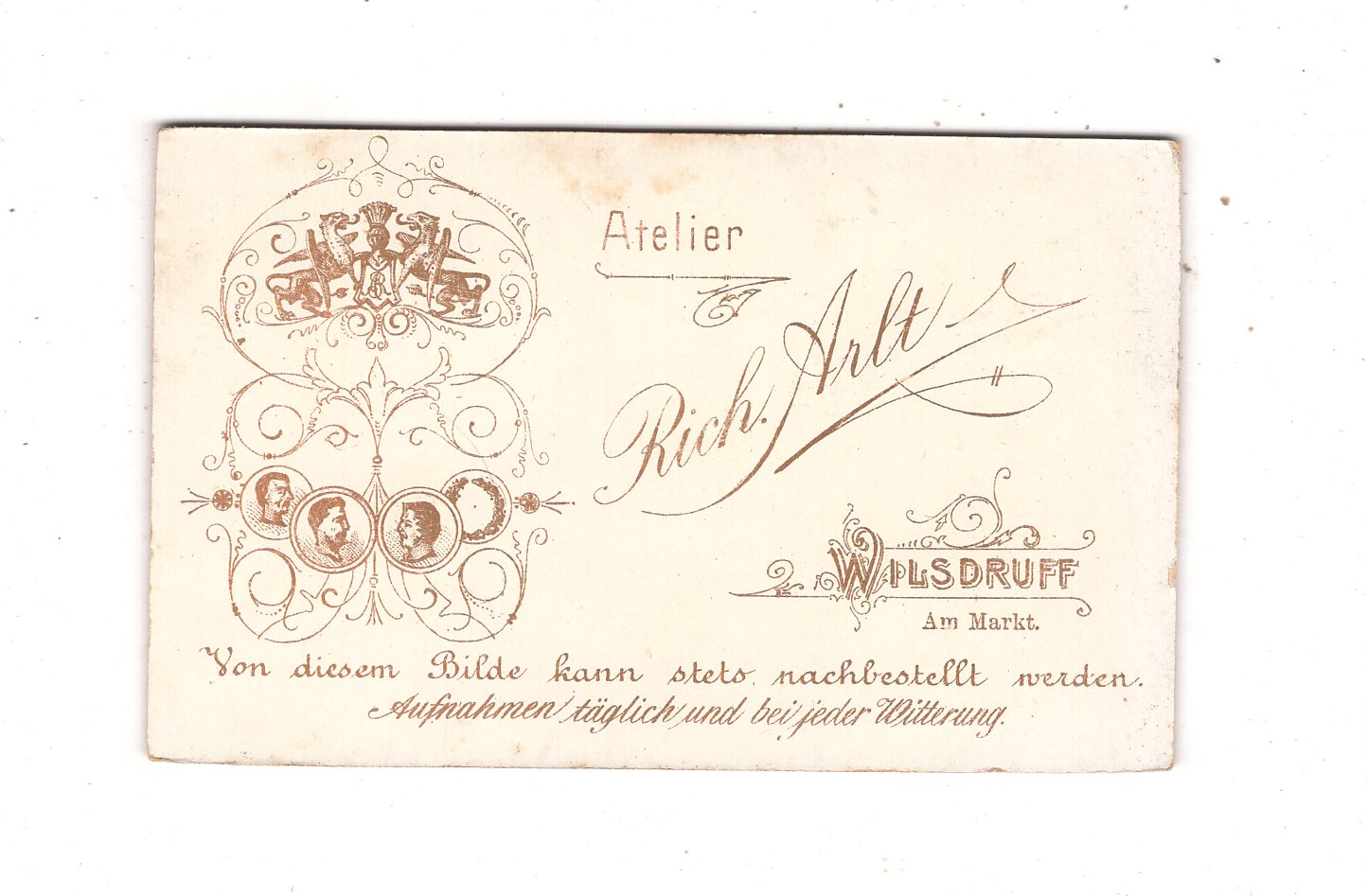 Fotografie Feine Dame - Wilsdruff 1890er