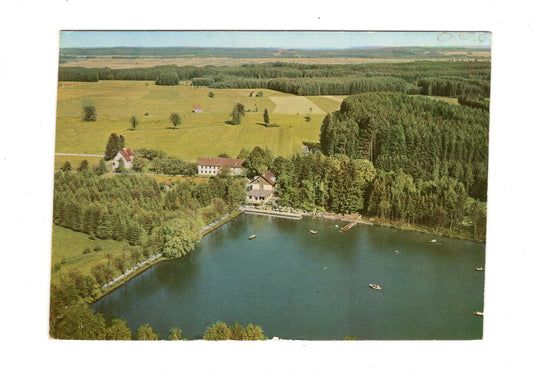 Ansichtskarte Bad Wörishofen / Allgäu / Strandbad und Terrassencafé Waldsee