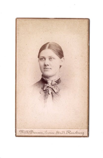 Fotografie Damenportrait - Flensburg 1880er