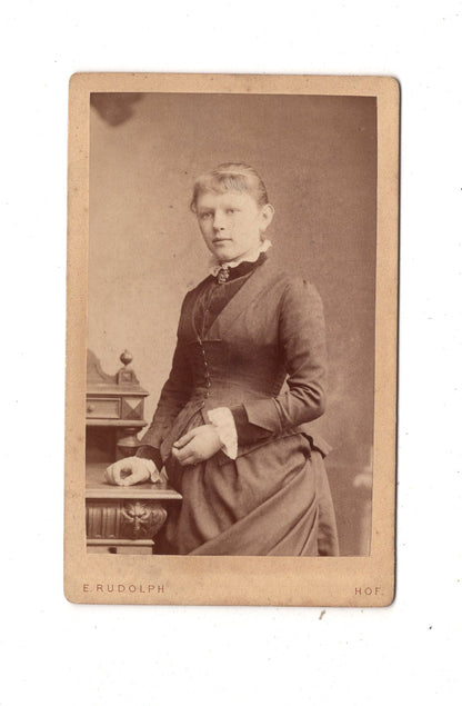 Fotografie Feine Dame / benannt - Hof 1880er / CDV L1-25