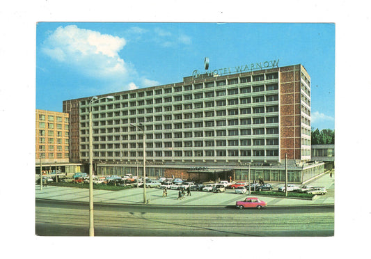 Ansichtskarte Rostock / Interhotel Warnow