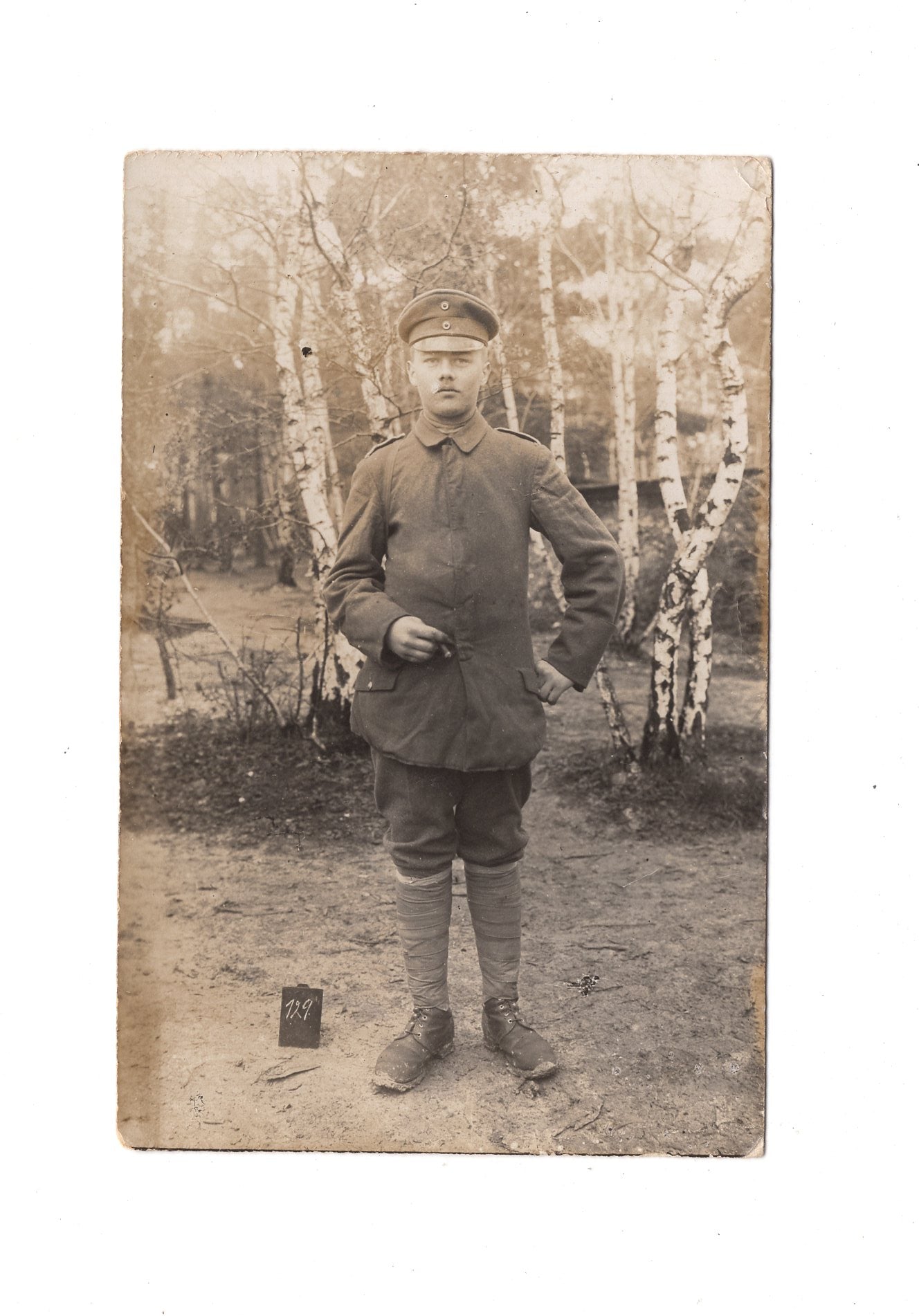 Ansichtskarte / Foto / Portraitfoto Soldat