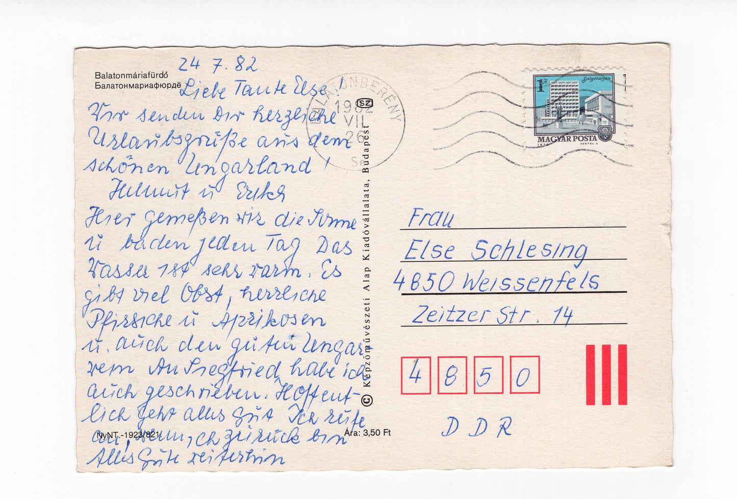 Ansichtskarte Balatonmariafürdo / Ungarn