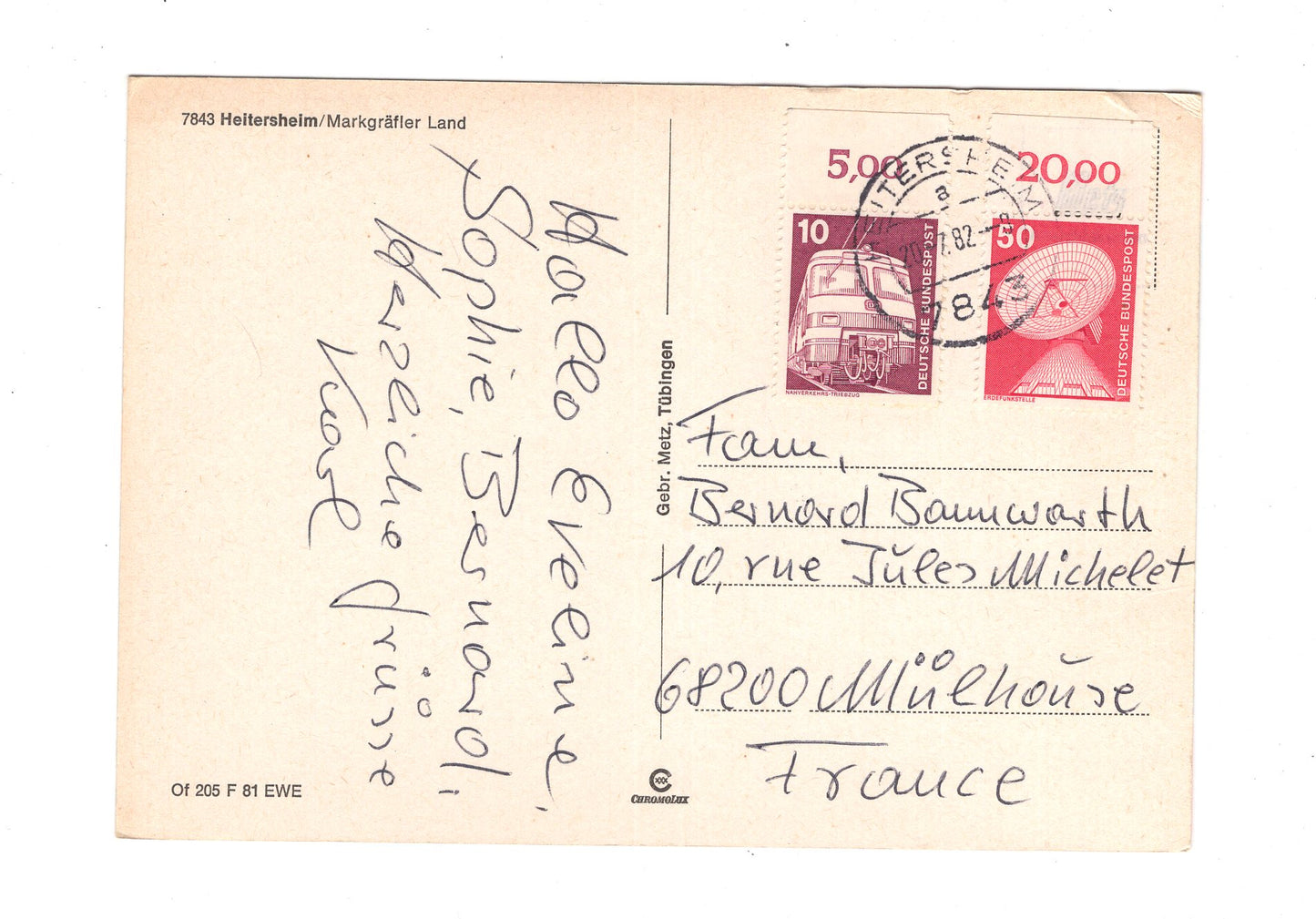 Ansichtskarte Heitersheim - die Malteserstadt