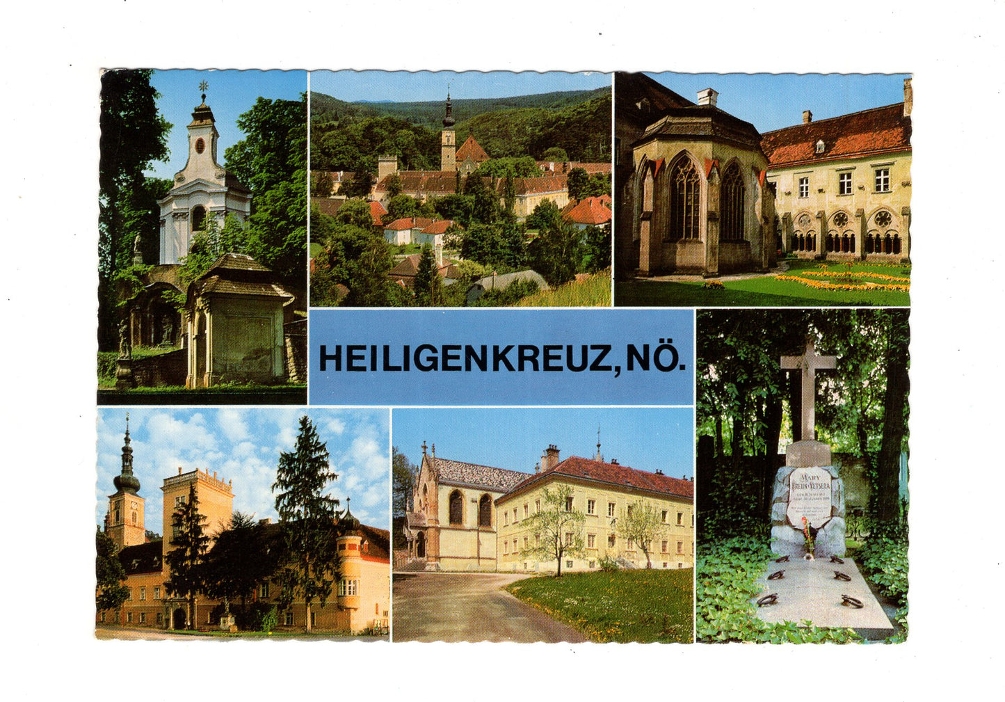 Ansichtskarte Zisterzienser-Abtei Heiligenkreuz / Niederösterreich / Österreich