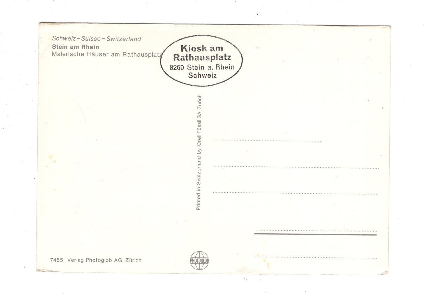 Ansichtskarte Stein am Rhein / Schweiz / M1-64