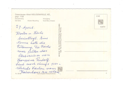 Ansichtskarte Zisterzienser-Abtei Heiligenkreuz / Niederösterreich / Österreich