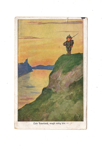 Ansichtskarte / Feldpost / Patriotische Karte - 1918