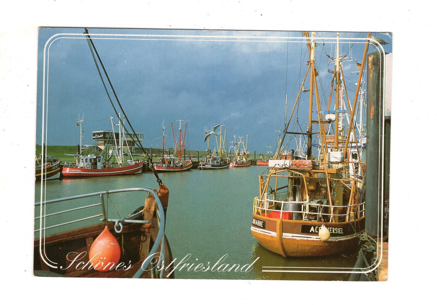 Ansichtskarte Kutterhafen von Dornumersiel / J1-66