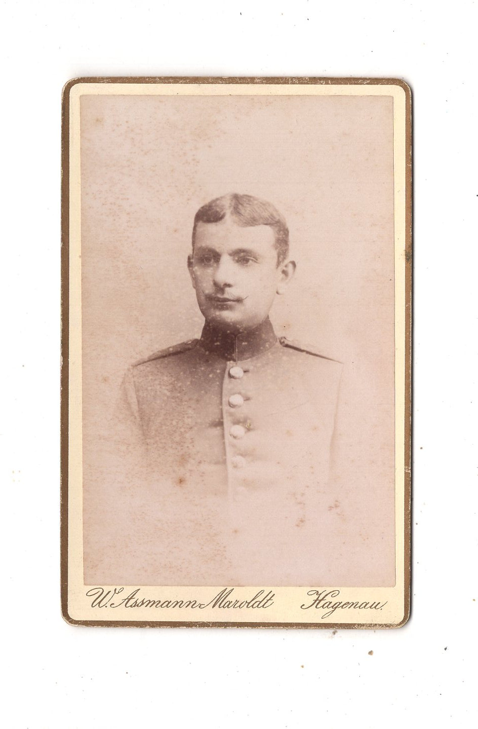 Fotografie Soldat - Hagenau 1880er