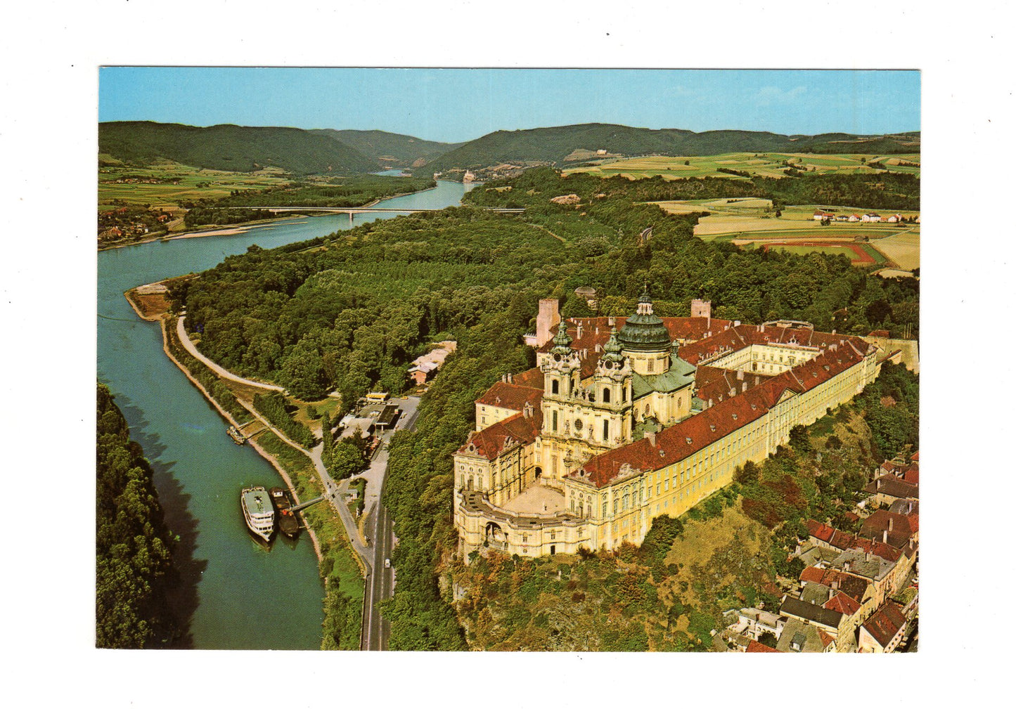 Ansichtskarte Melk an der Donau / Stift Melk / Niederösterreich / Österreich