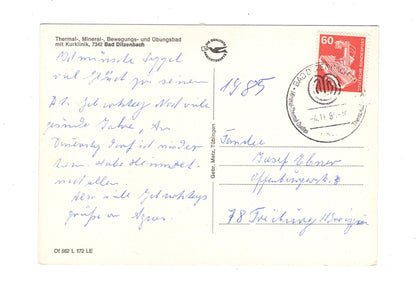 Ansichtskarte Bad Ditzenbach / Kurklinik +++