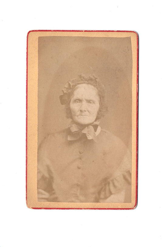 Fotografie Damenportrait  / benannt - Cartes / Liege Lüttich 1870er