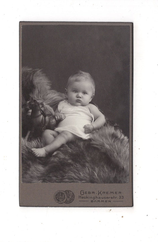 Fotografie Schönes Kinderbild / Baby - Barmen 1900er