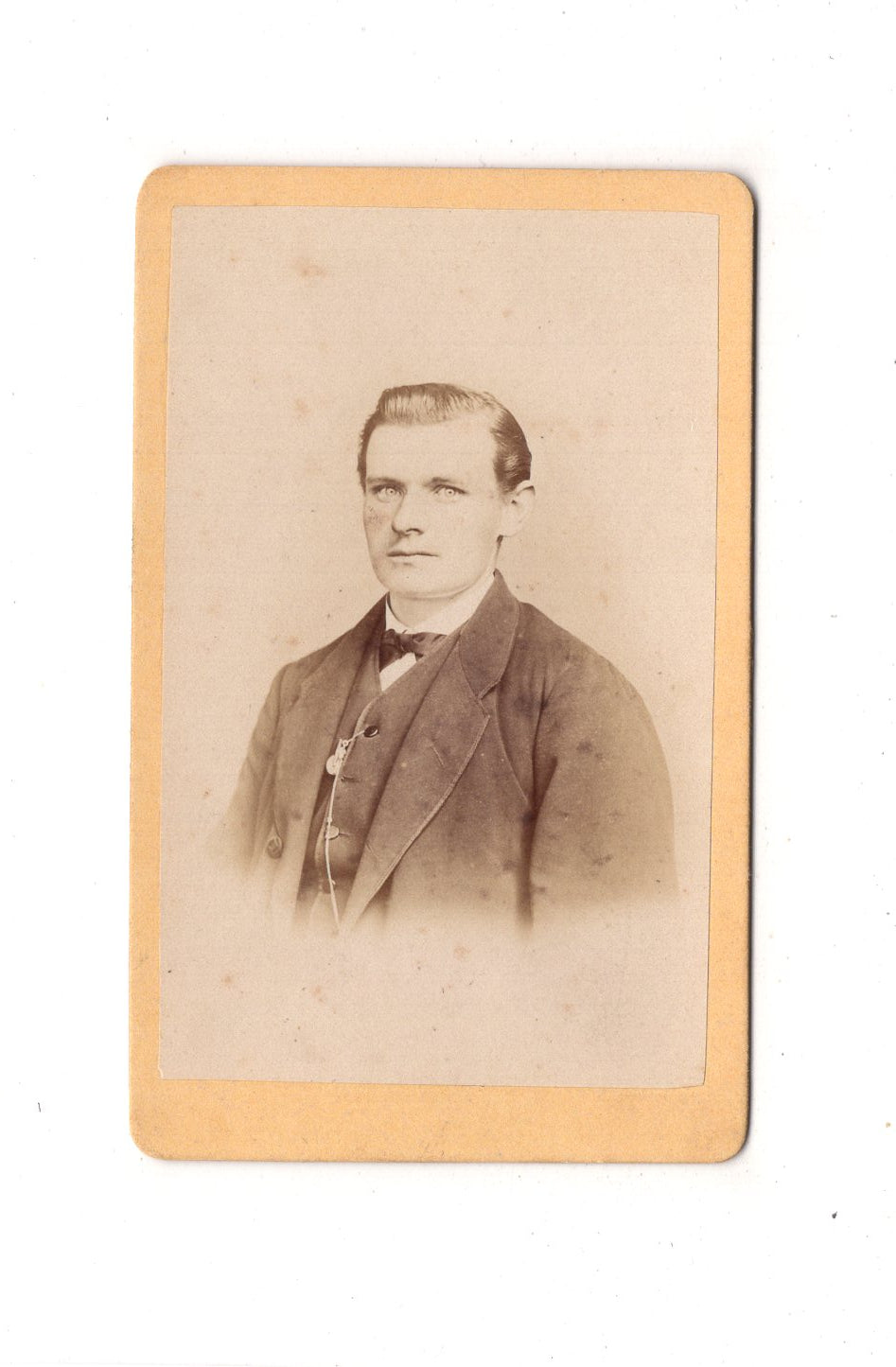 Fotografie Herrenportrait - Zwickau 1870er / CDV C1-22