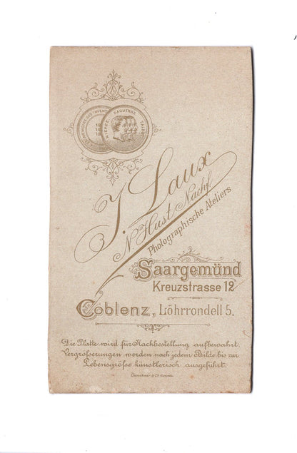 Fotografie Soldat / Soldatenportrait Regiment 17 - Saargemünd 1890er