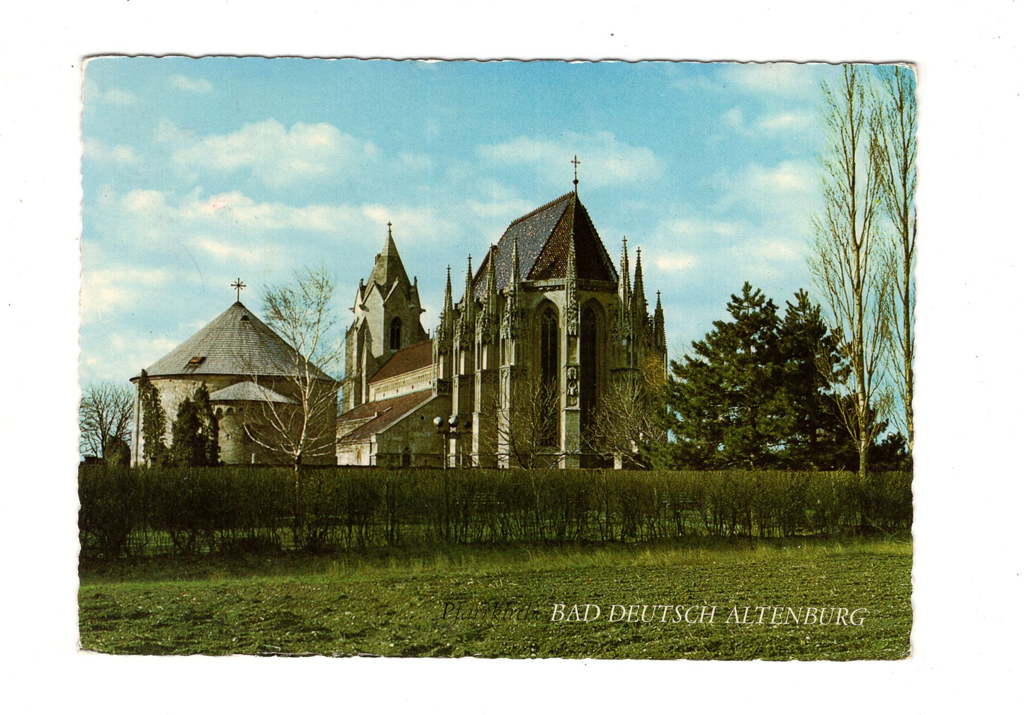 Ansichtskarte Bad Deutsch Altenburg / Pfarrkirche / Niederösterreich / Österreich