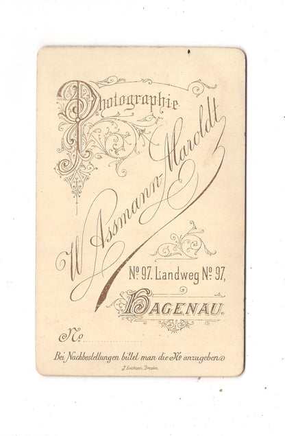 Fotografie Soldat - Hagenau 1880er