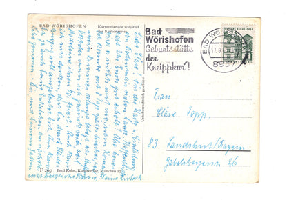 Ansichtskarte Bad Wörishofen / Allgäu / Kurpromenade