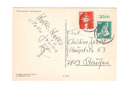 Ansichtskarte Heitersheim im Markgräflerland