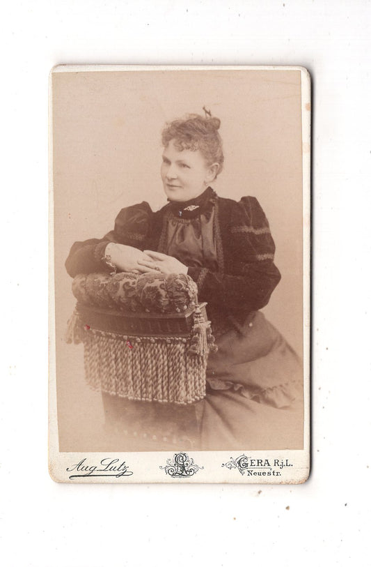 Fotografie Feine Dame - Gera um 1890