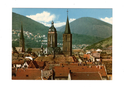 Ansichtskarte Neustadt an der Weinstraße / Blick zur Stiftskirche
