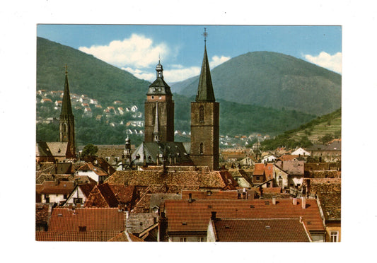 Ansichtskarte Neustadt an der Weinstraße / Blick zur Stiftskirche