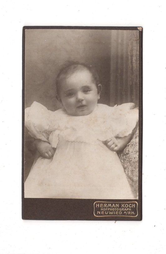 Fotografie Schönes Kinderbild / Baby - Neuwied 1900er / CDV N1-10