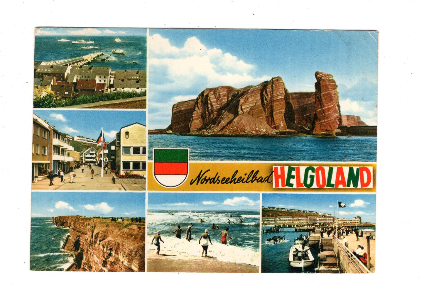 Ansichtskarte Nordseeheilbad Helgoland / K1-58