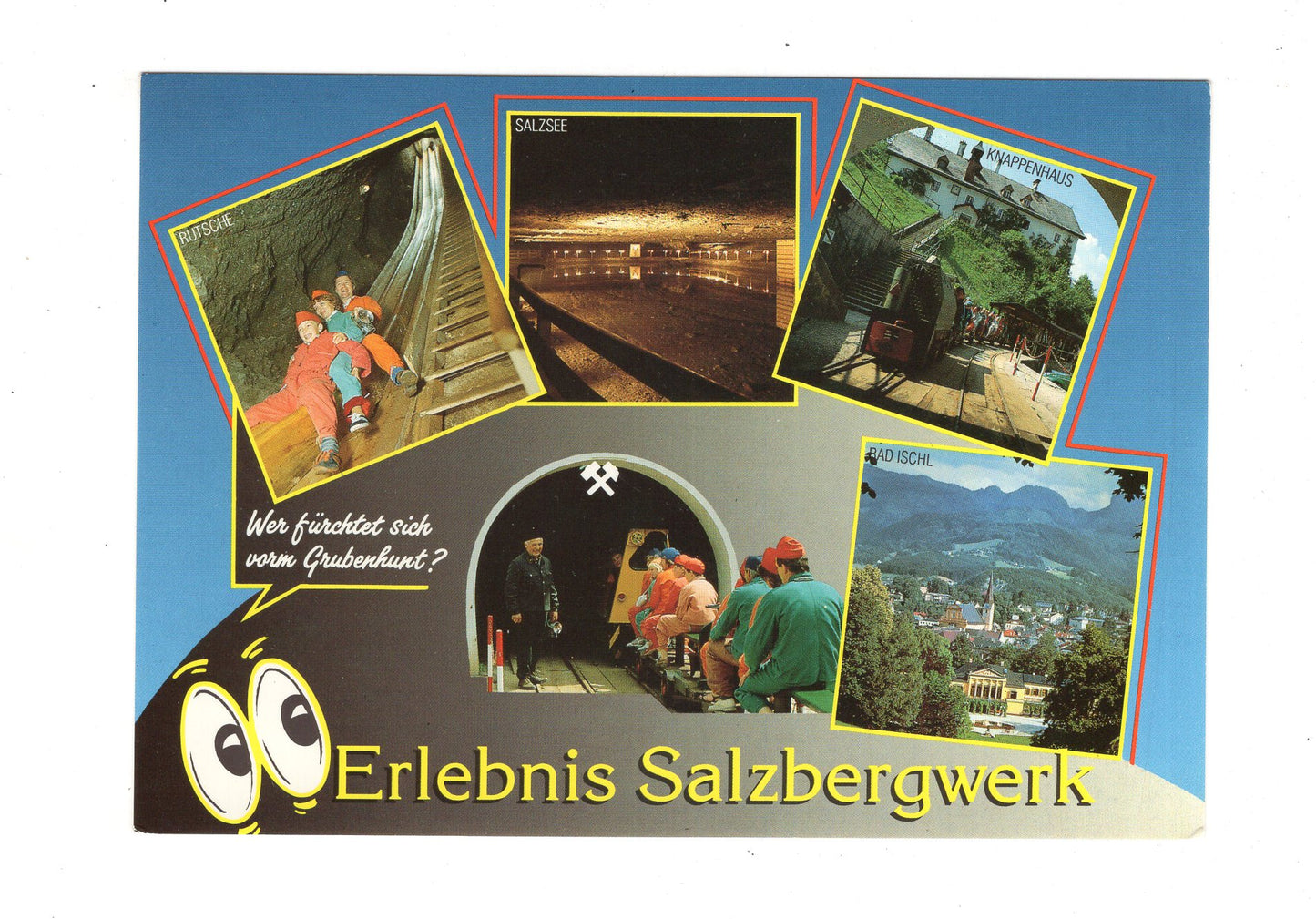Ansichtskarte Erlebnis Salzbergwerk / Bad Ischl / Hallstatt +++ / Österreich