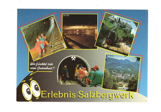Ansichtskarte Erlebnis Salzbergwerk / Bad Ischl / Hallstatt +++ / Österreich