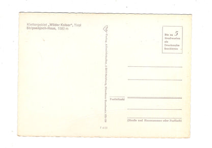 Ansichtskarte Wilder Kaiser / Tirol / Stripsenjoch-Haus / Österreich / N1-65