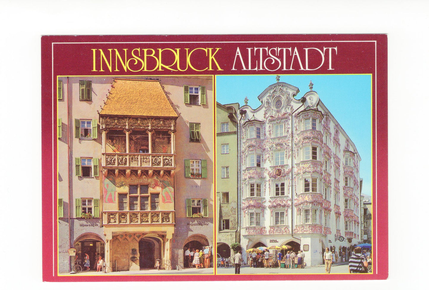 Ansichtskarte Innsbruck / Altstadt / Tirol / Österreich