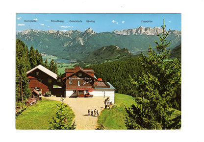 Ansichtskarte Sportheim Böck / Nesselwang im Allgäu / H1-55
