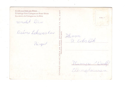 Ansichtskarte Köln am Rhein / I1-68