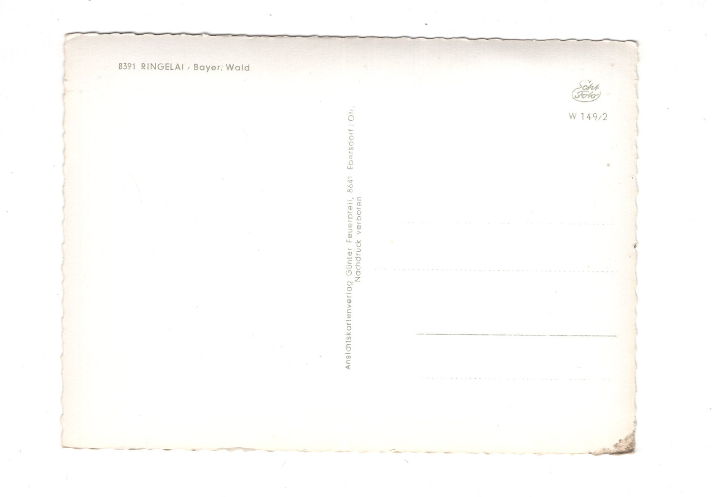 Ansichtskarte Ringelai / Bayerischer Wald