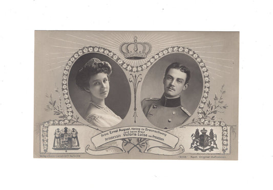 Ansichtskarte Prinz Ernst August und Prinzessin Victoria Luise